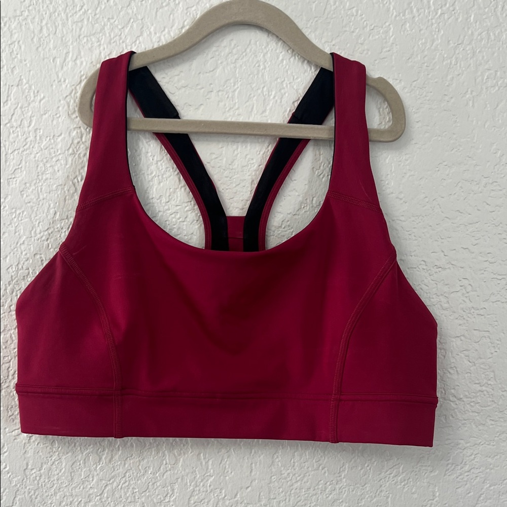 Lululemon Athletica Red Sports Bra